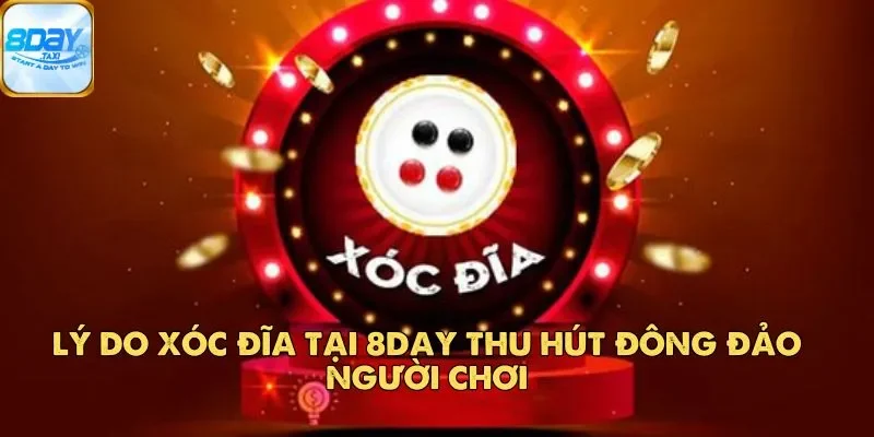 Xóc Đĩa 8DAY – Tựa Game Cá Cược Đổi Thưởng Cực Kỳ Hấp Dẫn 3 Lý do Xóc Đĩa tại 8DAY thu hút đông đảo người chơi