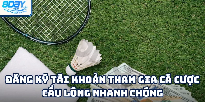 Cầu Lông 3 Đăng ký trong vài phút và hỗ trợ nhiều hình thức nạp tiền